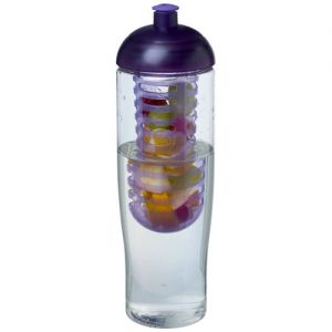 Bidon H2O Tempo® o pojemności 700 ml z wypukłym wieczkiem z
możliwością przyrządzania wody smakowej