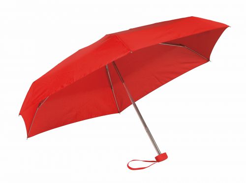 Lekki, super-mini parasol POCKET, czerwony