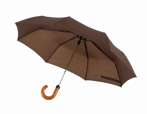 Męski parasol automatyczny LORD, ciemny brąz