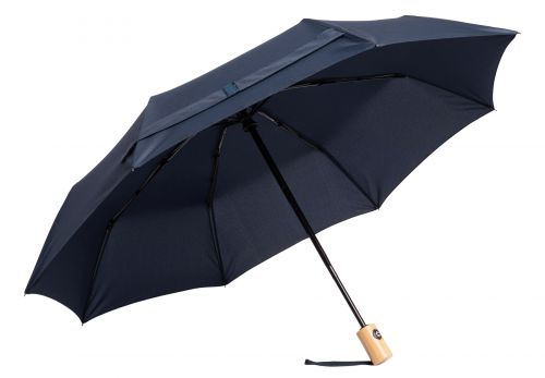 Automatyczny, wiatroodporny parasol kieszonkowy CALYPSO, granatowy