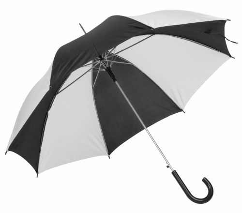 Automatyczny parasol DANCE, czarny, biały