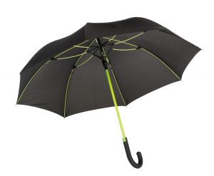 Automatyczny parasol CANCAN, czarny, jasnozielony
