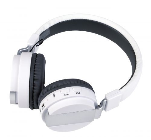 Słuchawki Bluetooth FREE MUSIC, biały