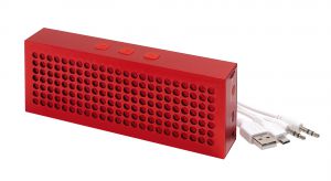 Głośnik Bluetooth BRICK, czerwony