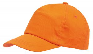 5-segmentowa czapka FAVOURITE, pomarańczowy