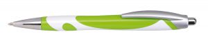 Długopis MODERN, biały, zielony
