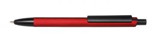 Długopis GENEVA, czerwony, czarny