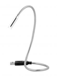 Lampka na USB VIPERE, srebrny