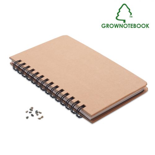 Notes A5 z nasionami sosny GROWNOTEBOOK™