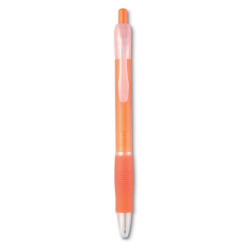 Długopis z gumowaną końcówką MANORS