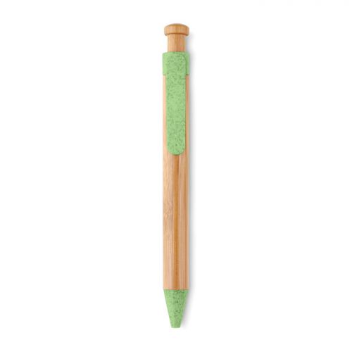 Przyciskany długopis z bambusa TOYAMA