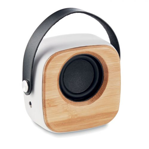 Głośnik Bluetooth 5.0 z ABS z bambusowym przodem OHIO SOUND